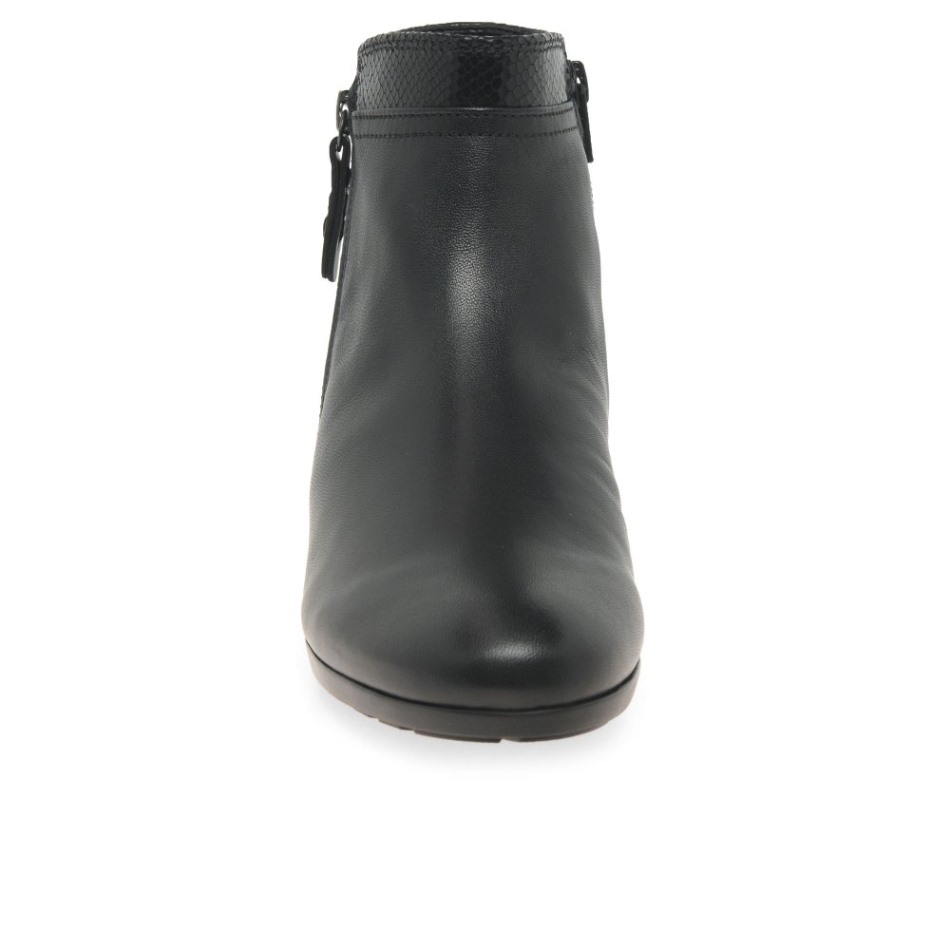 Gabor Noir/cobra | Bottines Briano Exclusives Pour Femmes